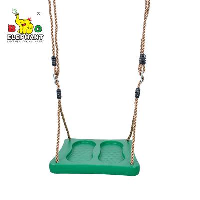 China Contemporary Non Slip Backing Plastic Swing Seat With PE Rope For Kids for sale