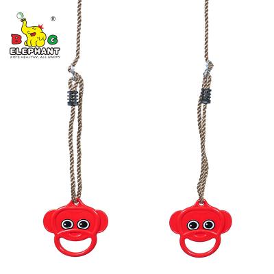 China Contemporary Rope Trapeze Playground Accessory Adjustable Swing For Kids With Monkey Handle for sale