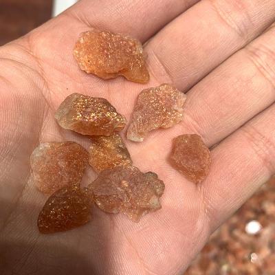 China Genuine China Jewelry Sunstone Crystal Raw Rough For Making, Orange Sunstone Rough at Wholesale Price for sale