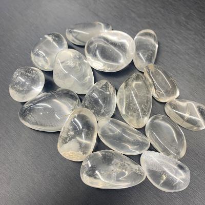 China China Wholesale Natural Crystal Gemstone Healing Clear Quartz Tumbled Stones Crystal Gravel Stone For Decoration for sale