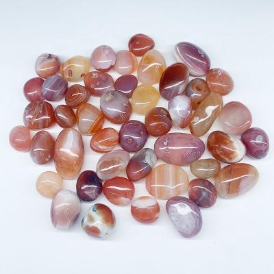 China China best selling mix colors agate gemstone tumbled stones colors natural agate polished healing tumbled stone for sale