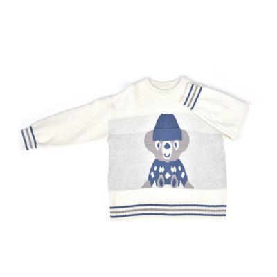 China OEM Anti-Shrink Customization Solid Color Autumn Winter Little Children Kids Baby Boy Basic Sweater for sale