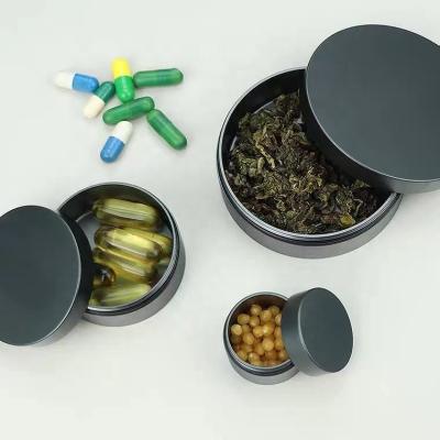 China Tea Customized Metal Storage Box Pill Jar Outdoor Rising Aluminum Anodizing CNC Machining for sale