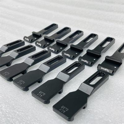 China Cheap photography equipment aluminum spare parts machining parts BD aluminum precisionglide anodized cnc parts for sale