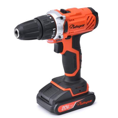 China 10MM 20V Impact Drilling Machine Cordless Screwdriver Drill 1500mAh Li-Ion for sale