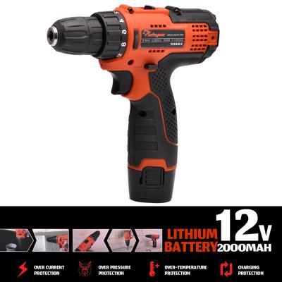 China Two Speed Handheld Power Drills 12V 18+1 Electric Screwdriver With Torque Setting for sale