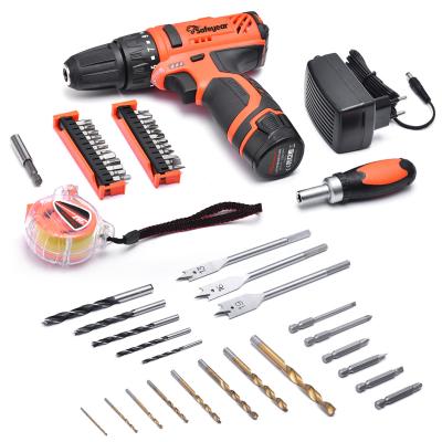 China 58Pcs Handheld Power Drills Cordless Electric Screwdriver Set 12v 1300mAh for sale