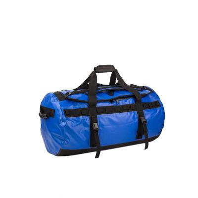 China Durable Durable 500D PVC Tarpaulin 90 Liter Waterproof PVC 500D Duffel Bag for sale