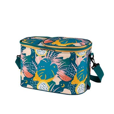 China Polyester 2 Person Picnic Basket With Shoulder Strap for sale