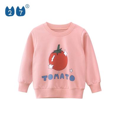 China QUICK DRY Casual Comfortable Long Sleeve Girls Sweatshirt Kids Pullover Cute Sweatshirt for sale