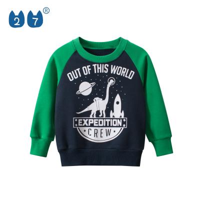 China Anti-shrink Cool Boys Fashion Pullover Hoodies Comfortable Youth Kids Dinosaur Hoodies Sweatshirt for sale