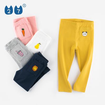 China Fashion New Arrival Cute Causal Children's Casual Anti-pilling Pants Baby Pants Girls Tight Gaiters for sale