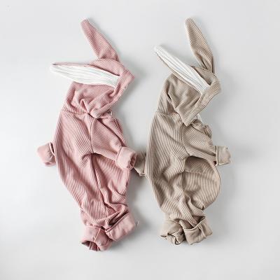 China Preterm Infant Rise Clothing Baby Rabbit Ears Overalls Baby Wear Children's INS Europe and America Long Sleeve Clothing for sale