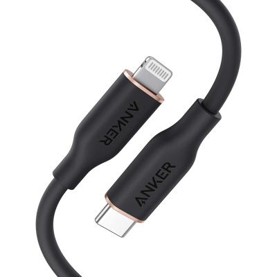 China High Quality Anker USB C to MFI Wireless Charger Iphone Cable Certified Lightning Type C Cables For Iphones for sale