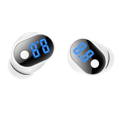 China LED Digital Display TWS In Ear Waterproof Mini Invisible Ture Wireless Earbuds Super Blue Tooth Earphone Mini Earphone Blue Tooth for sale