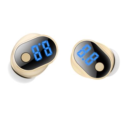 China Cheap LED Digital Display Low Price Smart TWS Wireless Earphone Mini Earphone Blue Tooth Waterproof Good Quality for sale