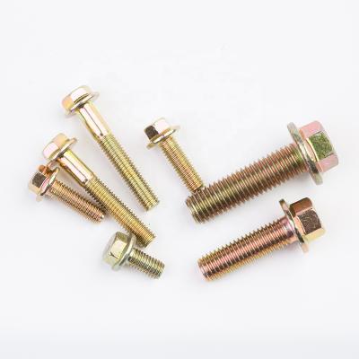 China DIN 6921 Steel Flange Bolts Class 4.8/8.8/10.9 Hex Bolts Anti-Slip Flanged Bolt More Deals Are Available In Super September for sale