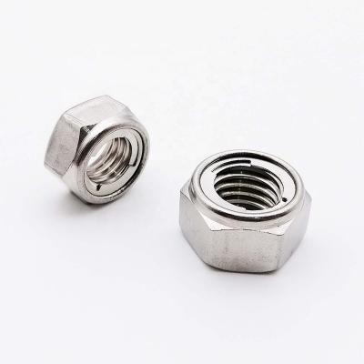 China Heavy Industry Bargain Price DIN 985 Nylon Hex Nut Anti-loosening Lock Nut, SUS304 316 Stainless Steel Hex Lock Nut for sale