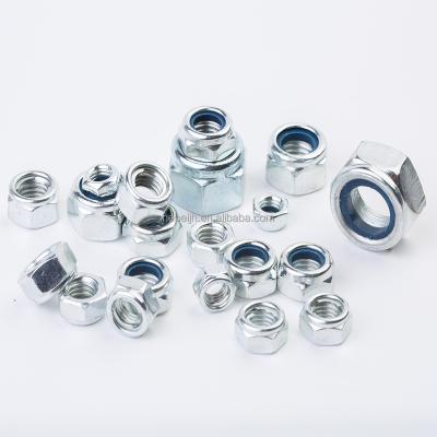 China Heavy Industry September Super Convenient Service DIN 985 Nylon Locknut , SUS304 316 Stainless Steel Hex Locknut for sale