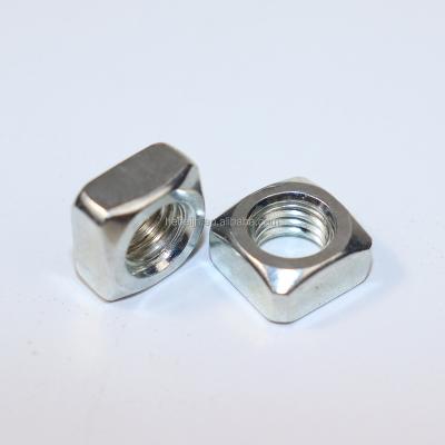 China Custom Stainless Steel Nut Heavy Industry Square Nut Hot Galvanized Carbon Steel Square Nut DIN 557square for sale