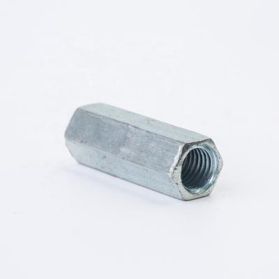 China Heavy Industry Hex Connector Nut Connecting Nut Galvanized Extended Thick Nut Favor Price for sale