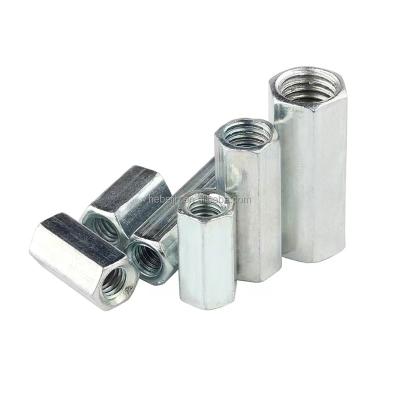 China Hex Nut Heavy Industry Galvanized Connecting Nut Thick Carbon Steel Anti-Corrosion for sale