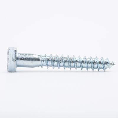 China HEX Galvanized Rugged Wood Screws Hex Head Wood Screws And Expansion Socket M6-M12 Wood Plastic Screws for sale