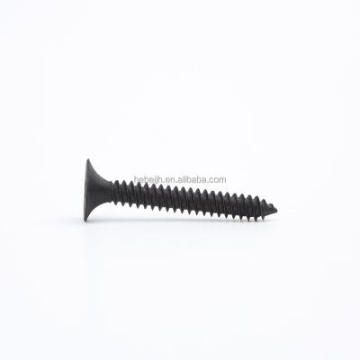 China Flat Drywall Screws #6 #7 #8 #10 Black Drywall Screws Groove Convenient Service for sale