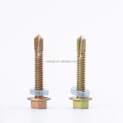 China HEX Convenient Service In Hex Self Drilling Screw Hex Flange Self-Drilling Screws Self Tapping Screw Shank Screw for sale