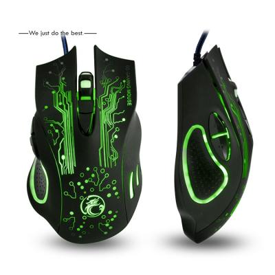 China Apedra High sensitive USB 7D gaming mouse 4 level DPI Optical laptop PC mouse gamer en venta