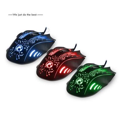 China Wired Usb Mouse For Computer And Laptops Rgb Lighting Usb Mouse With High Efficiency for sale