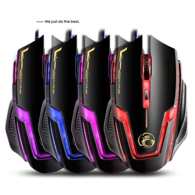 China Private Label 5500 Dpi Led Rgb Wired Optical Pc Gaming Mouse Ergonomic Computer Mouse for sale