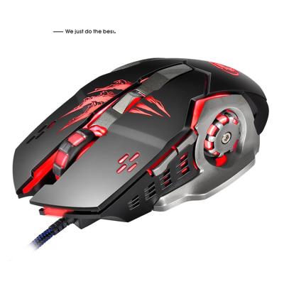 China Ergonomic Chromatic Wired Gaming Mouse Computer Optical Mouse For PC Gamer Te koop