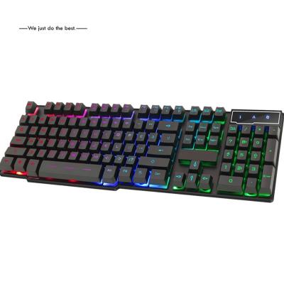 China New 2020 Computer Keyboard Colored Keys RGB Gaming Mechanical Keyboard for sale