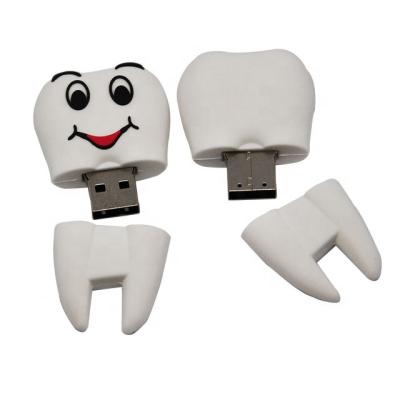 China Custom tooth Shaped Flash Drive Customized USB Flash Disk High Speed cartoon USB Flash Drive 16GB en venta