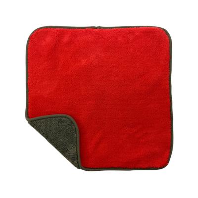 China Bearfamily Coral Fleece Super Absorbent Car Wash Viable Double Side Cleaning Cloth for sale