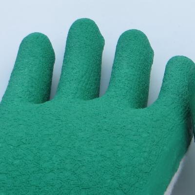 China High Voltage Rubber Coated Electric Resistance Natural Rubber Gloves Anti-smash Insulating Work Gloves for sale