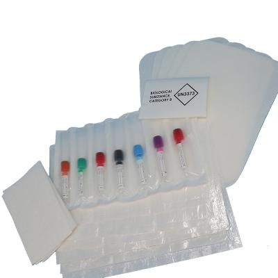 China Custom Disposable Plastic Barrier Biohazard 95Kpa Specimen Bags for sale