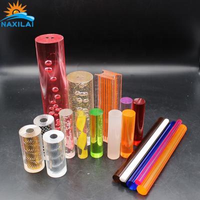 China Home Decor NAXILAI Waterproof Customized High Quality Highly Transparent Rod Liner, Bubble Bar for sale