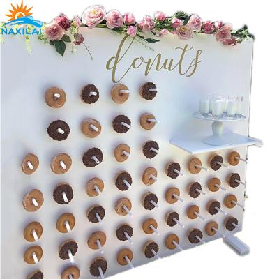 China Easy Hot Sales Assembly NAXILAI Wedding Acrylic Cake Stand Decoration Custom Acrylic Backdrop and Round Acrylic Backdrop for sale