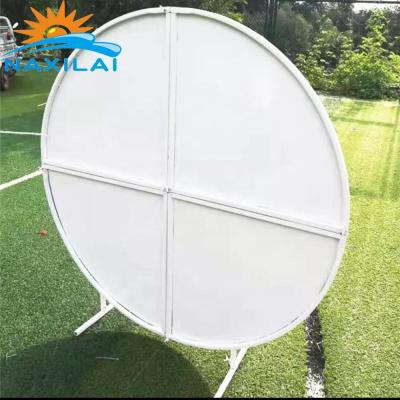 China NAXILAI Backdrop Stand Durable Wedding Round Backdrop Stand Assembled Circular Backdrop For Event for sale