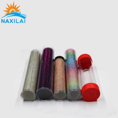 China Small Clear NAXILAI PVC/PET Tube Cylinder Plastic Box Packing Packaging For Hair Extension for sale