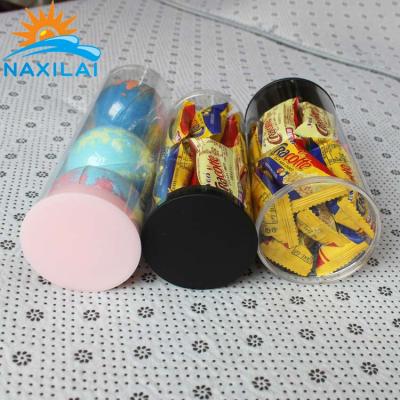 China NAXILAI Packing Wholesale Exclusively For Small Round Clear Cylinder Box PET Plastic Cylinder Tube for sale