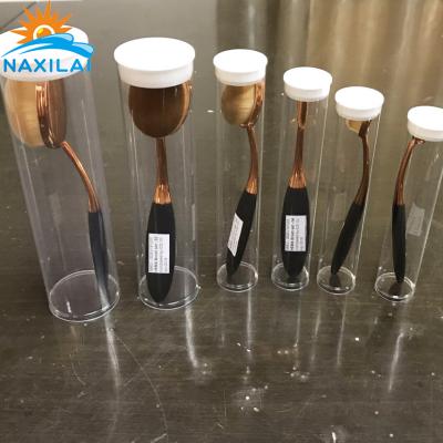 China NAXILAI Durable Plastic Molding Company Clear Packing Tube Tubes Cylinder Clear Plastic Pipes With Flat Lid for sale