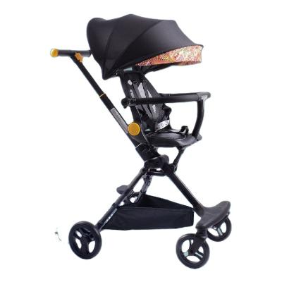 China Can Lie Factory Direct Sales Flat Lightweight Foldable Sitting And Reclining Stroller With Trolley for sale