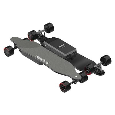 China Wear Resistant Electric Scooter Remote Control Big Wheel Drive Double-wheel Adult Four-wheel Electric Skateboard for sale