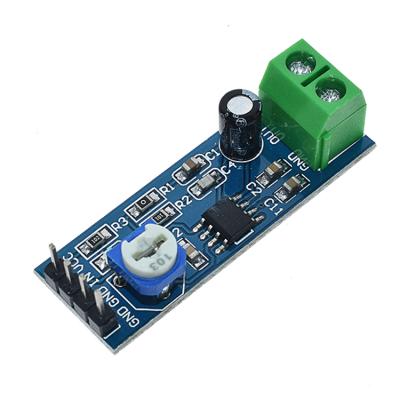 China 10K variable resistor LM386 5V-12V input audio power amplifier 200 times gain amplifier board mono power amplifier module for sale