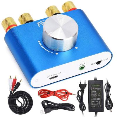 China F900 Stage 2 Channel Mini Blue Tooth Power Amplifier , BT 5.0 High Fidelity Digital Audio Amplifier for sale