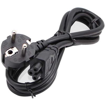 China Consumer Electronics Power Cable CEE7 to IEC 320 Socket C5 3Pin AC Tie 10A-16A 250V for Laptop Power Supplies Scanners, Printers Monitors for sale