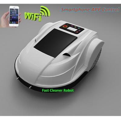 China Aluminum Chasis Robot Lawn Motor Robot Lawn Mower / Smartphone App Control for sale